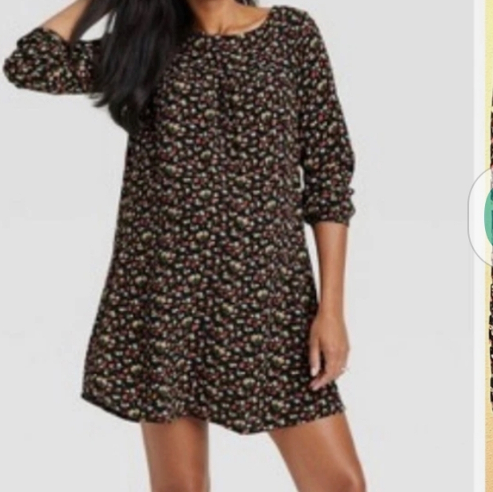 The Nines by HATCH Floral Maternity Tunic - Black and Red